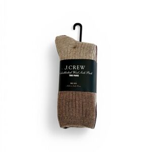 J.CREW Colorblock Wool Socks 2-Pk Women’s